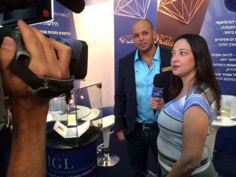 Diamond Exhibition TEL AVIV  2014 Interview IGL Chairman Mr. Israel Or.